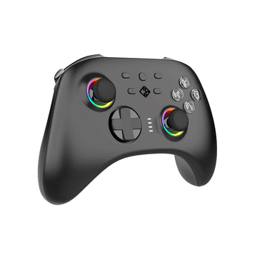 Cosmic Byte Stellaris Controller, 3 Modes Wifi + Bluetooth + Wired for PC, iOS, Android, Hall Effect Magnetic Trigger and Joystick, Macros, 1000mAh Battery, RGB LED (Black)