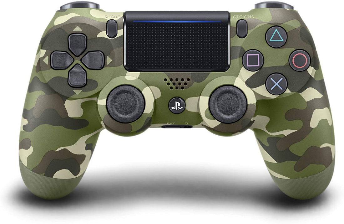 Sony Dualshock 4 Wireless Controller - V2 Green Cammo (PlayStation 4)