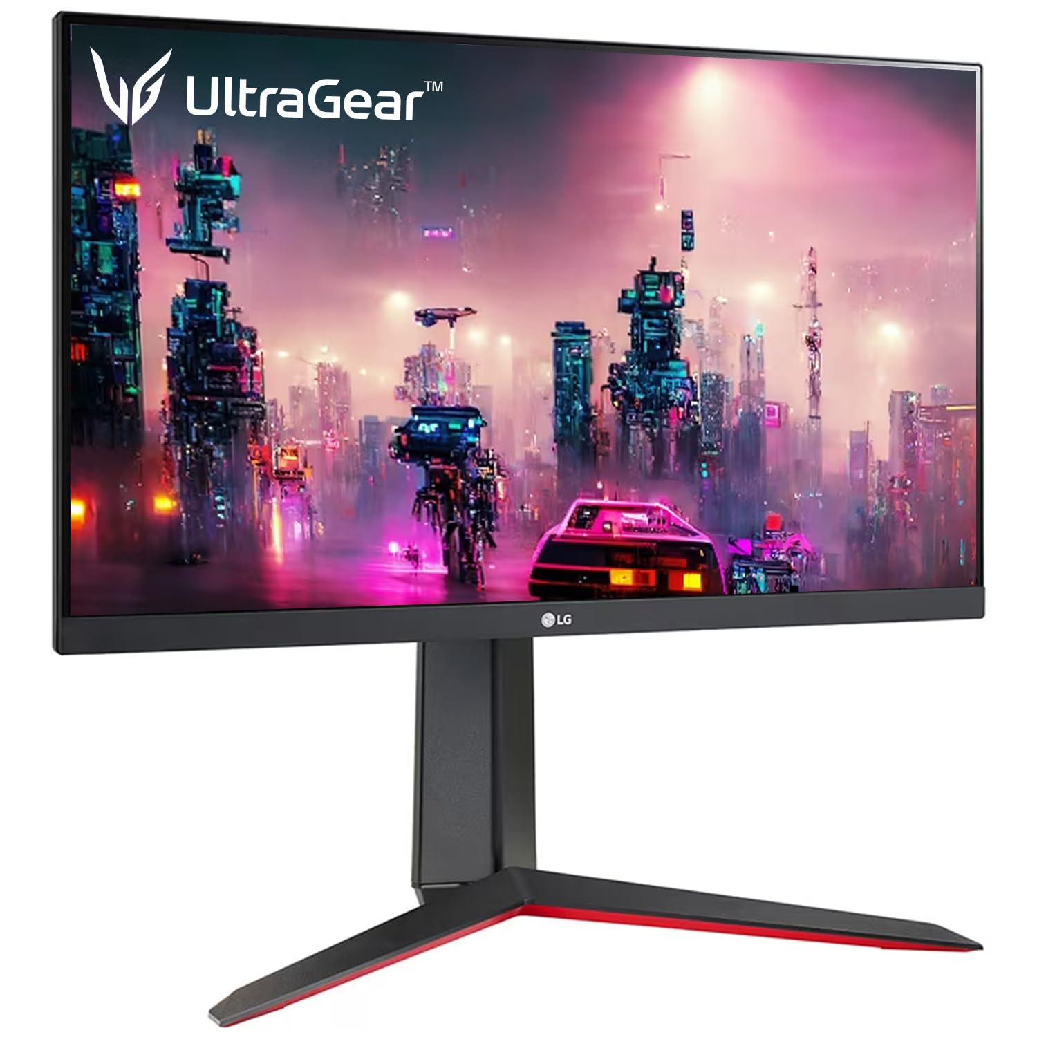 LG Ultragear IPS Gaming Monitor 60 cm (24 Inches), FHD 1920 x 1080, 1ms, 144Hz, AMD FreeSync Compatible, HDR 10, sRGB 99% (Typ.), DP, HDMI, Height, Tilt & Pivot Adjust Stand, 24GN65R (Black)