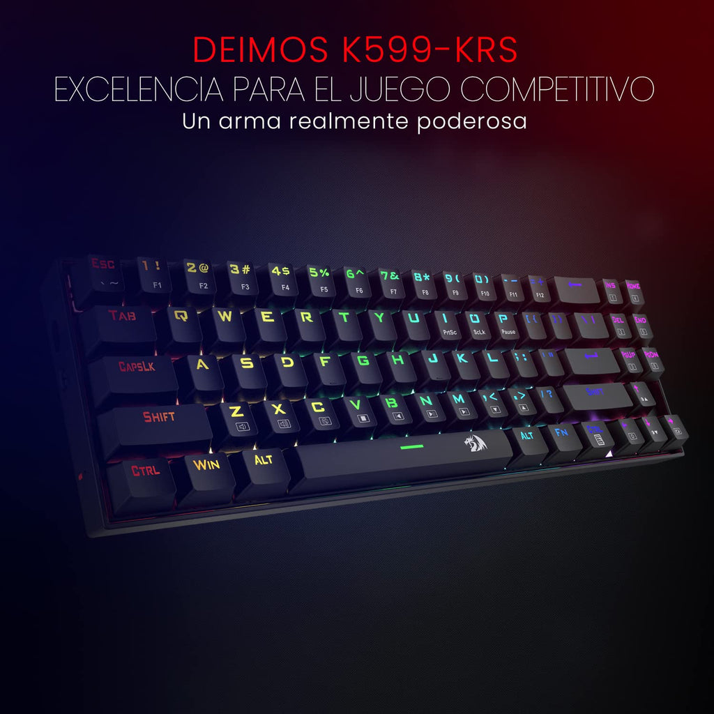 Redragon K599 Diemos RGB LED Backlit Mechanical Gaming Keyboard (Black)