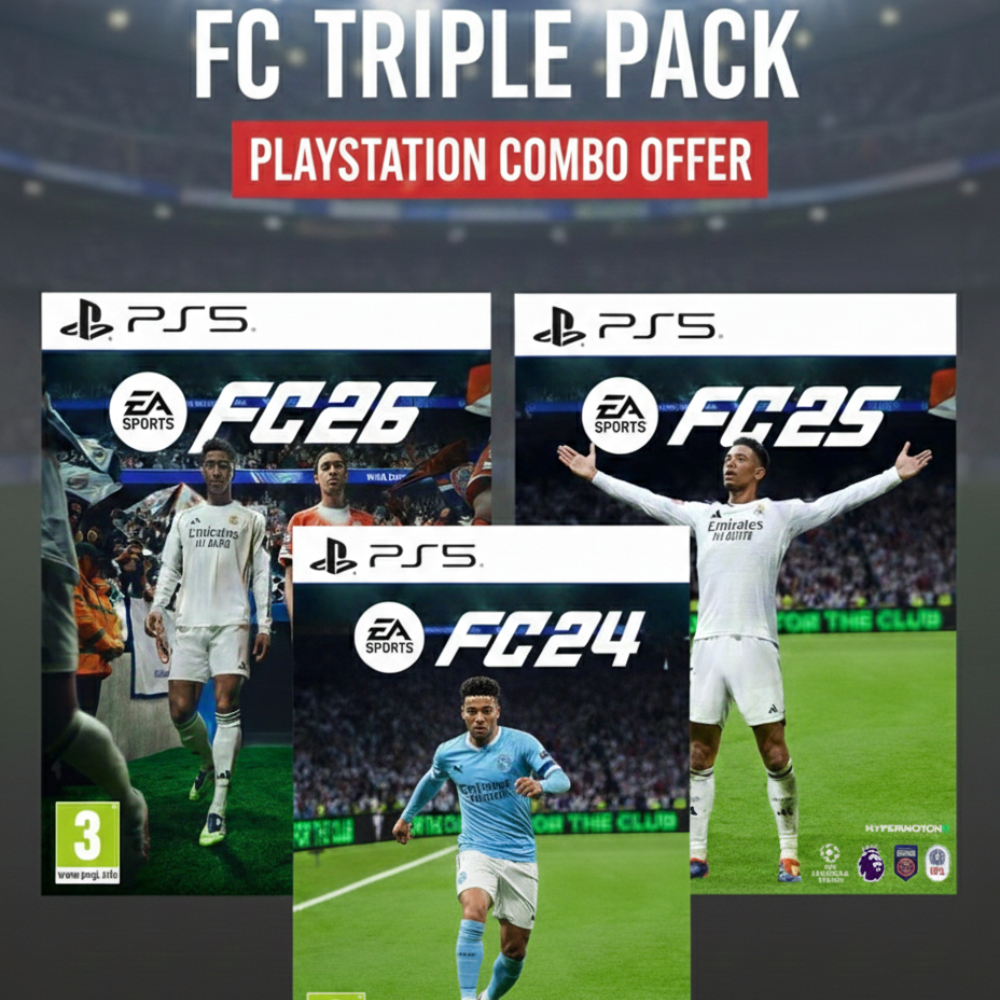 FC 24+FC25+FC26 COMBO OFFER PS5/PS4 (DIGITAL GAME)