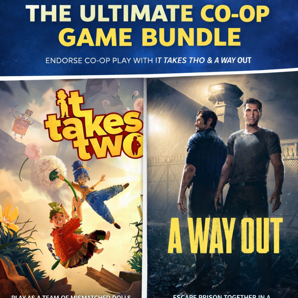 IT TAKES TWO + WAY OUT COMBO PS5/PS4 (DIGITAL GAME)