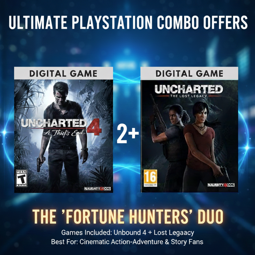 UNCHARTED 4+LOST LEGACY COMBO PS5/PS4 (DIGITAL GAME)